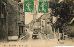 LANGRUNES - Rue De La Mer - Boutique De Cycles Côté Gauche - Animé - Otros & Sin Clasificación