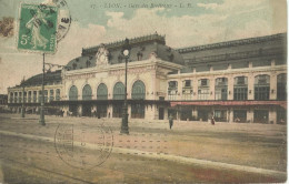 10942 CPA Lyon - Gare Des Brotteaux - Gares - Sans Trains