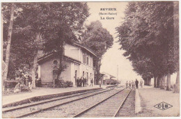 70 - SEVEUX (Haute-Saône) - La Gare - 1922 - Andere & Zonder Classificatie