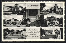 AK Bad Oeynhausen, Kurtheater, Badehaus 4, Brunnenhalle  - Theater