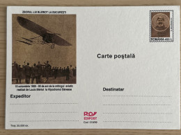 Cod 018/99 Zborul Lui BLETIOT La Bucuresti - Postal Stationery