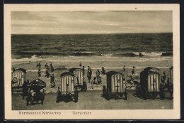 AK Norderney, Blick Aufs Damenbad, Mit Badegästen  - Norderney