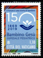 2019 - Italia - Ospedale Pediatrico Bambino Gesù - Congiunta Con Il Vaticano     ++++++++ - 2011-20:  Nuovi