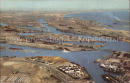 72124572 Los_Angeles_California Long Beach Harbour Aerial View - Autres & Non Classés