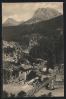 AK Schuls-Tarasp, Brücke Am Eingang Zur Clemgia-Schlucht  - Tarasp