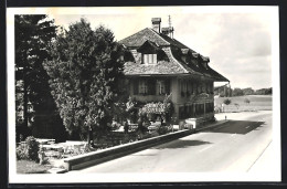 AK Allmendingen B. Bern, Gasthof Zum Hirschen Mit Strassenpartie  - Bern