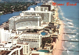 72123703 Miami_Beach Fliegeraufnahme Hotels With Fontainebleau  - Autres & Non Classés