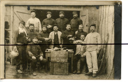 Carte Photo. DROME. D26. VALENCE  . Soldats Qui Posent Pour La Photo. Cuisine 62 E Bat 1915 - Valence