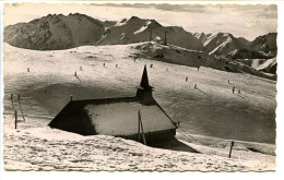 CPSM Dentelée 9 X 14 Isère L'ALPE D'HUEZ  1860 M Chapelle Notre Dame Des Neiges - Otros & Sin Clasificación