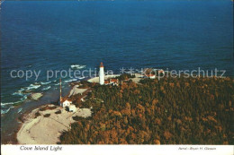 72112604 Ontario Canada Cove Island Lighthouse Fliegeraufnahme  - Non Classés