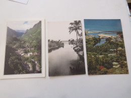 LA REUNION - Lot De 3 Cartes - Andere & Zonder Classificatie