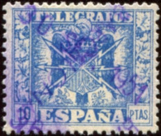 Pays : 166,7 (Espagne)          Yvert Et Tellier N° : TE  95 (o) - Télégraphe