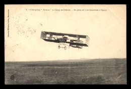 AVIATION - L'AEROPLANE FARMAN AU CAMP DE CHALONS - ....-1914: Précurseurs