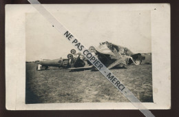 AVIATION - ACCIDENT BREGUET 19 B2 11E RAB METZ - CARTE PHOTO ORIGINALE - 1919-1938: Fra Le Due Guerre