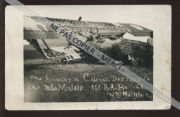 AVIATION - ACCIDENT DU COLONEL DES PREZ DE LA MORLAIS 11E RAB 29 MAI 1930 - CARTE PHOTO ORIGINALE - 1919-1938: Interbellum