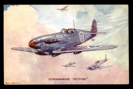 AVIATION - GUERRE 39/45 - ILLUSTRATEUR BRIAN DE GRINEAU - SUPERMARINE "SPITFIRE" - 1939-1945: 2a Guerra