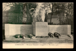 AVIATION - COMPIEGNE - MONUMENT DE GUYNEMER INAUGURE LE 11 NOVEMBRE 1923 - Aviateurs