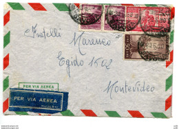 Democratica Lire 100 N. 565 (II° Lastra) Per Il Brasile - 1946-60: Storia Postale