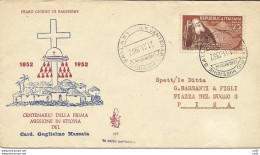 Cardinal Massaia N. 702 Su Busta FDC Venetia Club Venezia - FDC