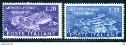 Montecassino N. 664/665 La Serie Di Ottima Qualità - Abarten Und Kuriositäten