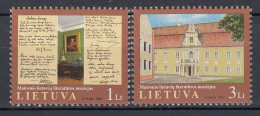 LITHUANIA 2002 Literature Museum MNH(**) Mi 801-802 #Lt1031 - Litauen