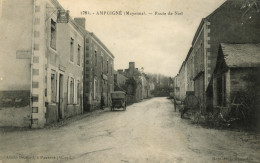 AMPOIGNE - Route De Niel - Enseigne "Au Cheval Blanc" - TBE - RARE - Other & Unclassified