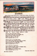 H2222 - Litho Anton Günther Liedkarte - Herwistlied .... Erzgebirgisches Volkslied - Musique