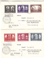 Vatican - Lettre Recom De 1966 - Oblit Citta Del Vaticano - Exp Vers Kirchheim - - Cartas & Documentos