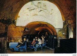 51 EPERNAY La Sensationnelle Visite Des Caves Champagne Mercier En TRAIN électrique En 1980 - Epernay