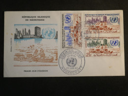 DO12  MAURITANIE    BELLE LETTRE FDC  1962  NOUAKTCHOTT + AFF. INTERESSANT+++ - Lettres & Documents