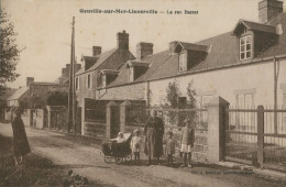 50 GOUVILLE SUR MER LINVERVILLE - La Rue Barret - TB / TOP RARE - Other & Unclassified