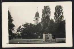 AK Horgen, Ortspartie Mit Kirche  - Other & Unclassified