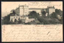 AK Pirna /Sächs. Schweiz, Schloss Sonnenstein  - Pirna