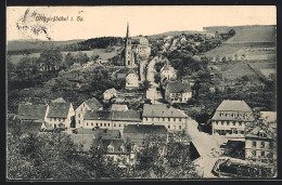 AK Berggiesshübel, Strassenblick Mit Kirche Und Geschäft  - Autres & Non Classés