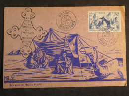 DO12  MAURITANIE    BELLE CARTE  MAXI   1946 ROSSO  + AFF. INTERESSANT+++ - Cartas & Documentos