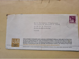 Lettre 1967 PRAHA UIA CONGRES UNION INTERNATIONALE DES ARCHITECTES - Lettres & Documents