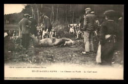 CHASSE - CHASSE A COURRE - SILLE-LE-GUILLAUME - LE CERF MORT - Hunting
