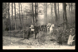 CHASSE - CHASSE A COURRE - ENVIRONS DE BLANGY - DANS UNE LAYE DE LA FORET - VOIR ETAT - Caccia