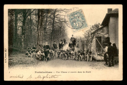 CHASSE - CHASSE A COURRE - FONTAINEBLEAU - EN FORET - Chasse