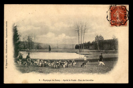 CHASSE - CHASSE A COURRE - EQUIPAGE DU SOUZY - APRES LA CUREE - PARC DE GEVROLLES - Jacht