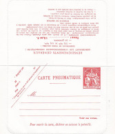 PARIS Carte Lettre Pneumatique CHAPLAIN 12.00 F   Neuf  N°Y&T 2624 - Pneumatische Post