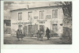 GARD, Cpa JUNAS, Mairie Et Poste, Animée, ( Tous Frais (port Compris) + 1,99 - Otros & Sin Clasificación