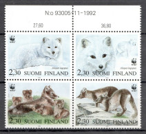 Finland 1993 Finlandia / Mammals Fox WWF MNH Zorros Mamíferos Säugetiere / Mo27  3-6 - Other & Unclassified