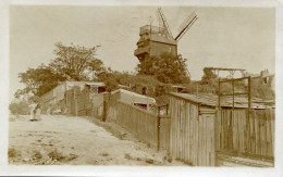 78 - Paris 18è - Moulin De La Galette: Impasse Girardot: Rare Carte Photo - District 18