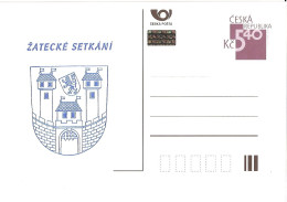 CDV B 345 Czech Republic Meeting In Zatec/Saaz Town - Coat Of Arms 2001 Lion - Other & Unclassified