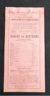 Reklame 1894 Toneel De Dijlezonen Mechelen Robert En Bertrand - Manifesti