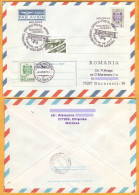 1996  Moldova Moldavie Moldau; 70 Years Of Flight Bucharest - Chisinau Special Cancellations Neaga - Aerei