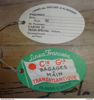 Etiquette Paquebot Cie Générale Transatlantique ................PHI-Caisse41 ......... ET1 - Unclassified