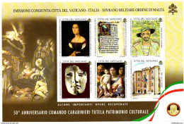 2019 - Italia - Carabinieri A Tutela Del Patrimonio - Congiunta Con Il Vaticano   +++++++++++ - 2011-20: Nieuw/plakker