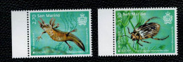 San Marino 2024 -Europa - Fauna E Flora Acquatiche 2v Complete Set ** MNH - Unused Stamps